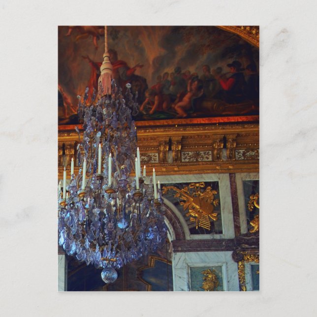 Postal Tocado por Elegance Chandelier ~ Postcard (Anverso)