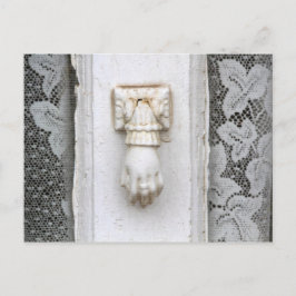 Postal Tocador de la puerta de mano en Canyon Road, Santa