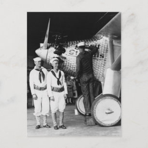 Postal Tocando el espíritu de San Luis: 1927