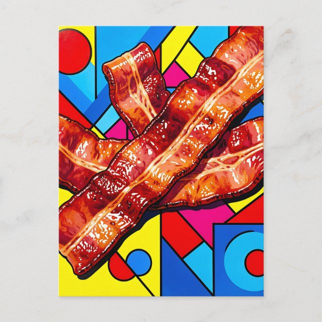 Postal Tocineta Crujiente Pop Art (Anverso)