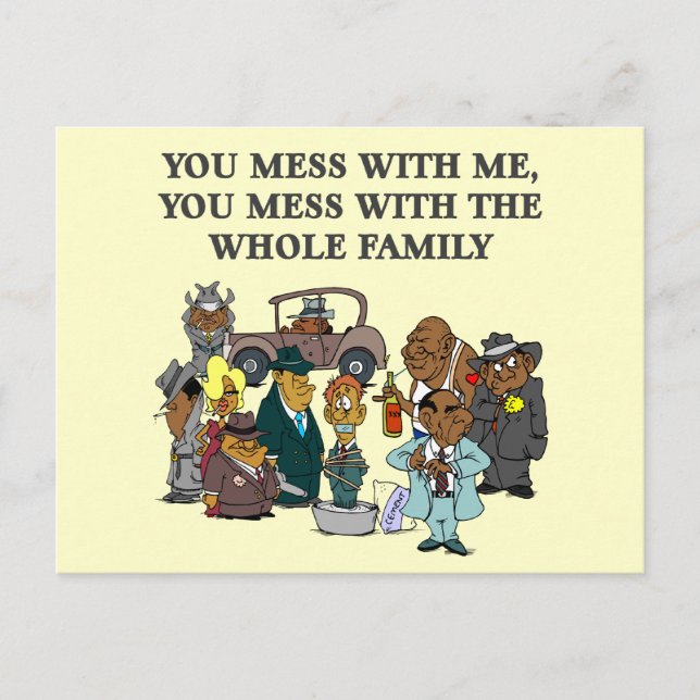 Postal Toda la familia (Anverso)