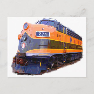 Postal Toda la locomotora ferroviaria