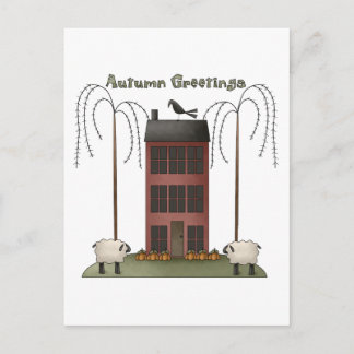 Postal Todas las bendiciones de Dem ・ Saludos de Otoño