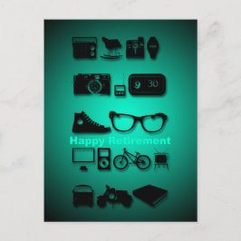 Postal Todas las cosas que te gustan los regalos de jubil