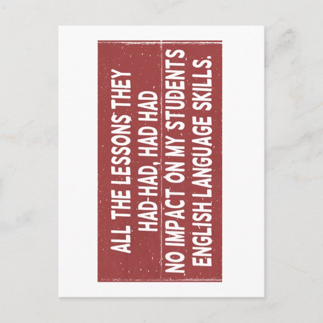 Postal Todas las lecciones que habían extraído no habían  (Anverso)