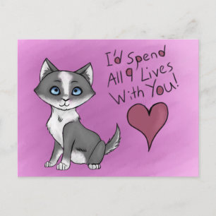 Postal Todas las nueve vidas