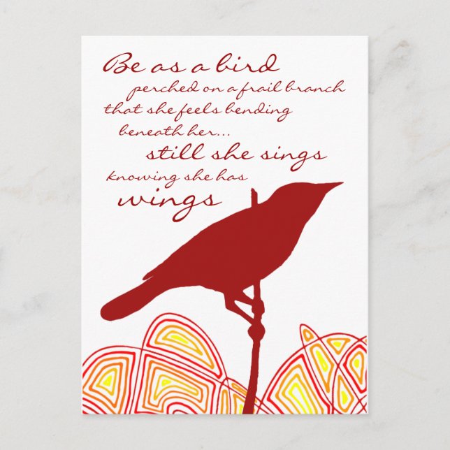 Postal Todavía canta (Anverso)