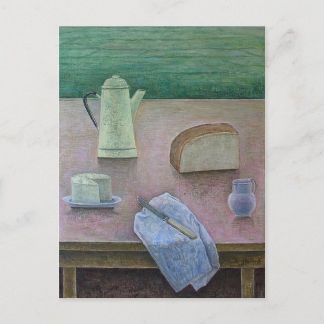 Postal Todavía la vida con queso de Wensleydale 2013 (Anverso)