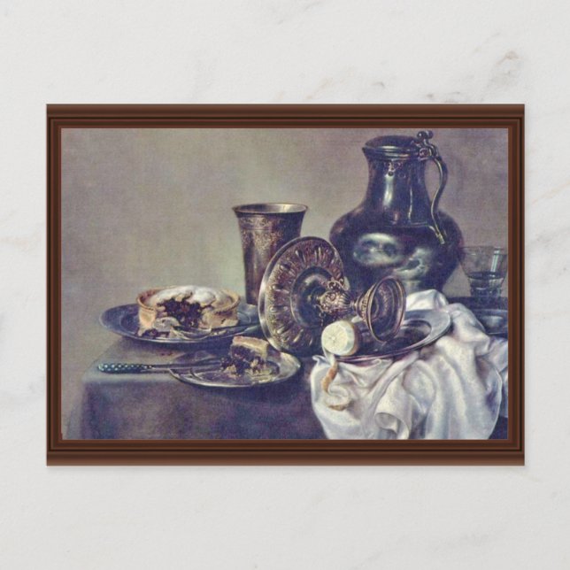 Postal Todavía La Vida De Heda, Willem Claesz. (Mejor cal (Anverso)