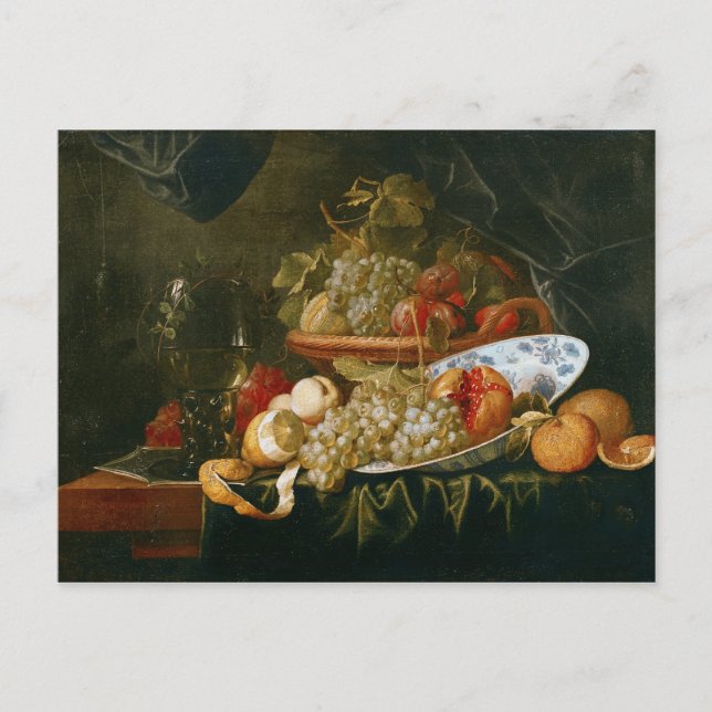 Postal Todavía vida de la fruta (Anverso)