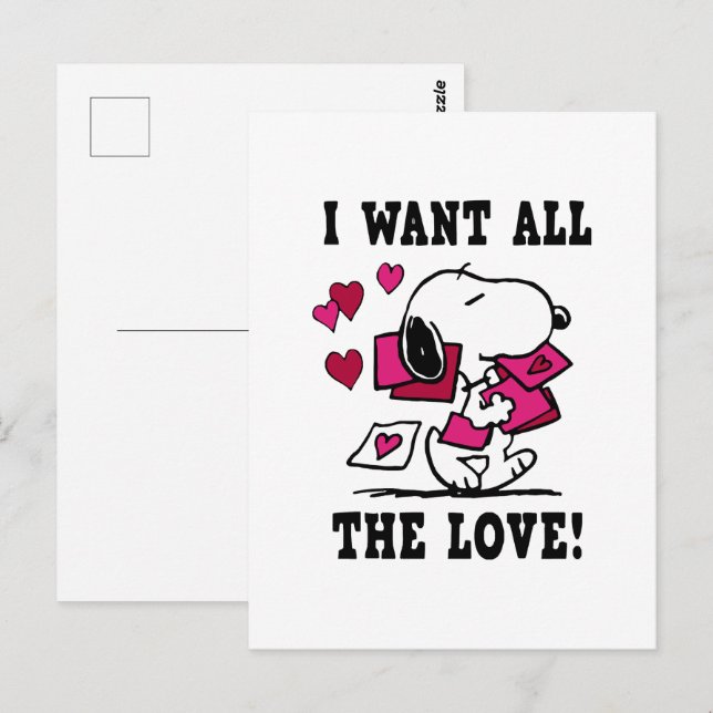 Postal Todo el amor San Valentín (Anverso / Reverso)