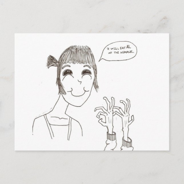 Postal Todo el Hummus (Anverso)