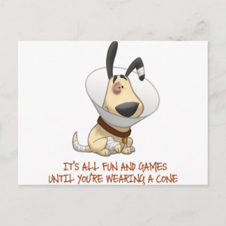 Postal Todo es diversión y juegos hasta que llevas un con