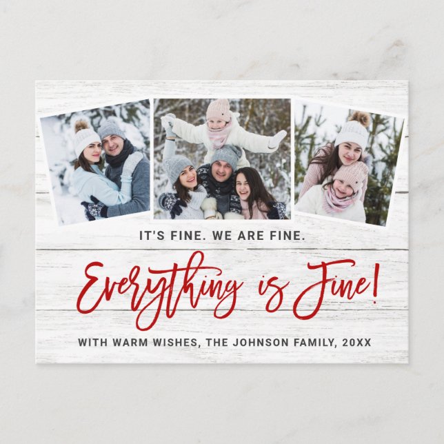 Postal Todo es Navidades finos 3 Foto (Anverso)