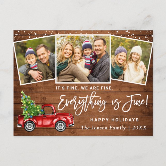 Postal Todo es Navidades finos 3 Foto (Anverso)