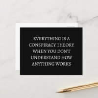 Todo es una teoría de la conspiración