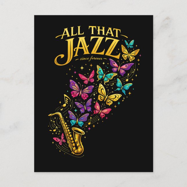 Postal Todo ese jazz (Anverso)