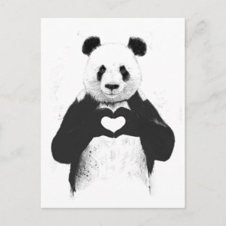 Postal Todo lo que necesitas es amor
