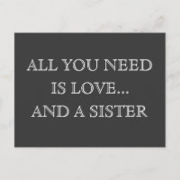 Todo lo que necesitas es amor...y una hermana - ta