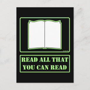 Postal Todo lo que puedas leer