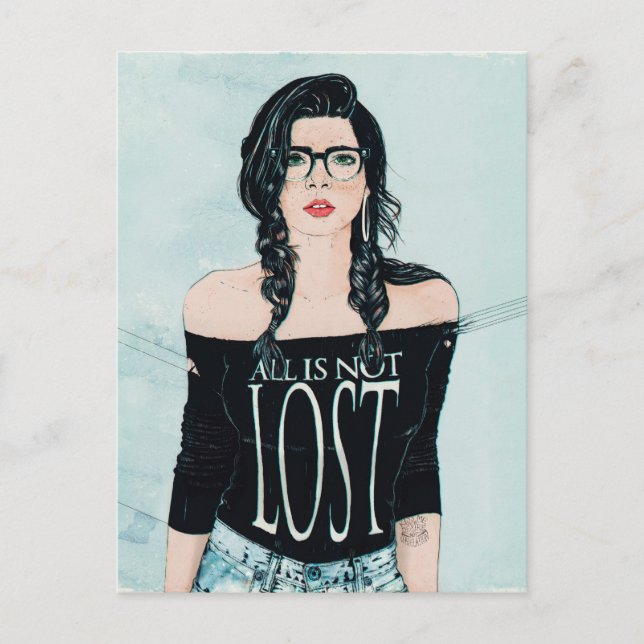 Postal Todo no se pierde (Anverso)