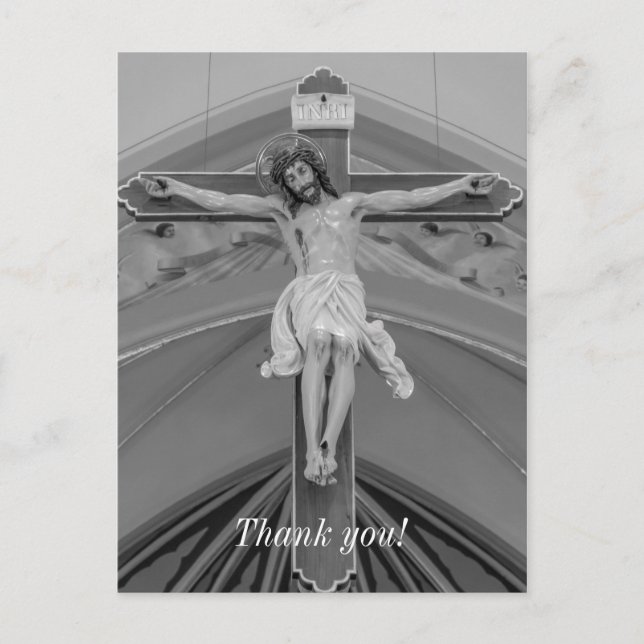 Postal Todo para ti en escala de grises (Anverso)