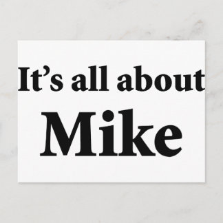 Postal Todo se trata de Mike
