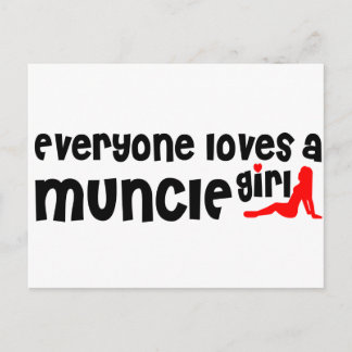 Postal Todos aman a un chica de Muncie