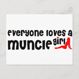 Postal Todos aman a un chica de Muncie