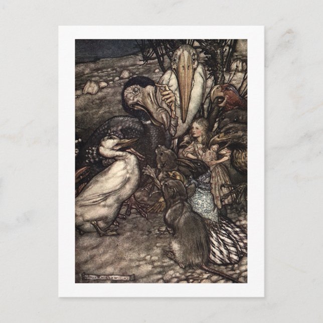 Postal Todos están abarrotados (Anverso)