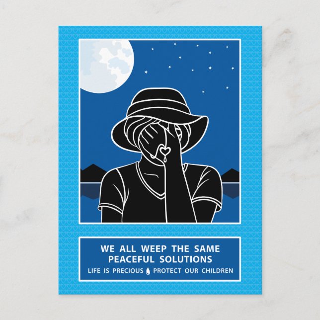 Postal Todos Lloramos La Misma 1_ Postcard (Anverso)