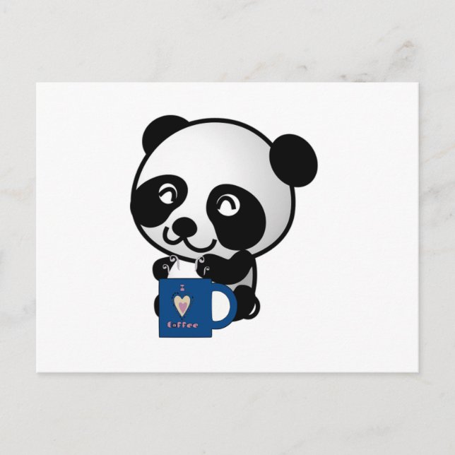 Postal Todos los días es un día de café (Anverso)