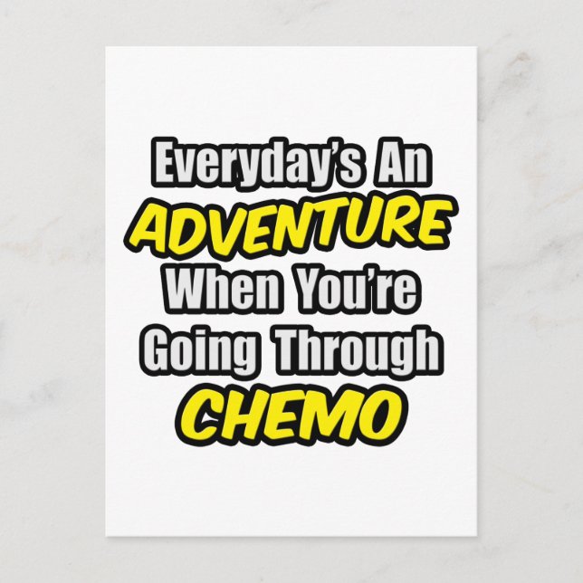 Postal Todos los días es una aventura... pasando por Chem (Anverso)