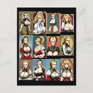 Postal Todos los empleados de Faire Maidens