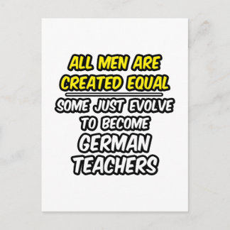 Postal Todos Los Hombres Son Creados Iguales... Profesore
