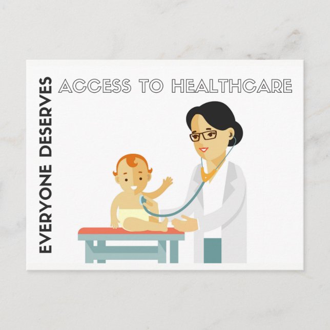 Postal Todos merecen acceso (Anverso)