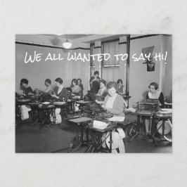 Postal ¡Todos Queríamos saludar!Postal