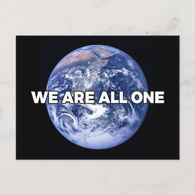 Postal Todos Somos Uno (Anverso)