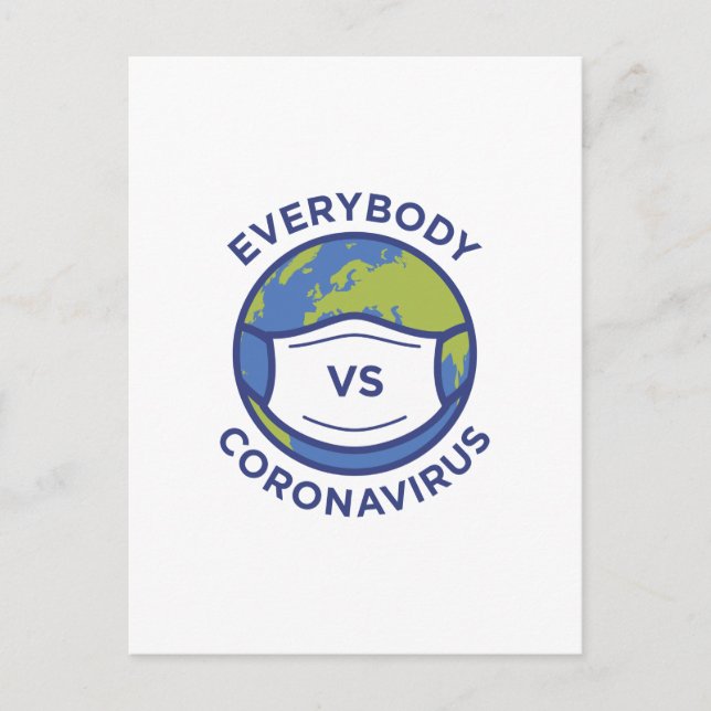 Postal Todos vs Coronavirus (Anverso)