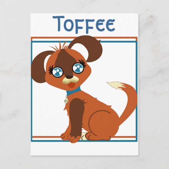Postal Toffee Toon Pup (Anverso)
