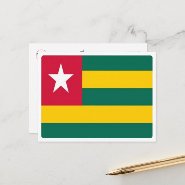 Postal Togo - Flag - (Anverso/Reverso In Situ)