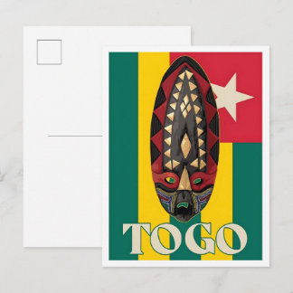 Postal Togo Vintage Travel 