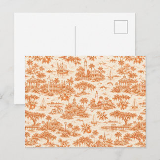 Postal Toile de Georgia costera