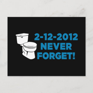 Postal Toilet Flush 2012 nunca se olvida