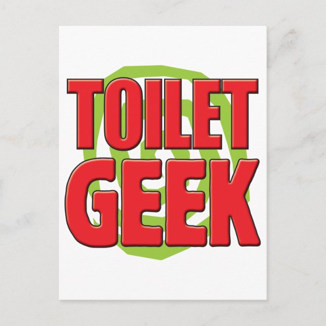 Postal Toilet Geek (Anverso)