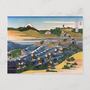 Postal Tokaido Kanaya No Fuji, Katsushika Hokusai