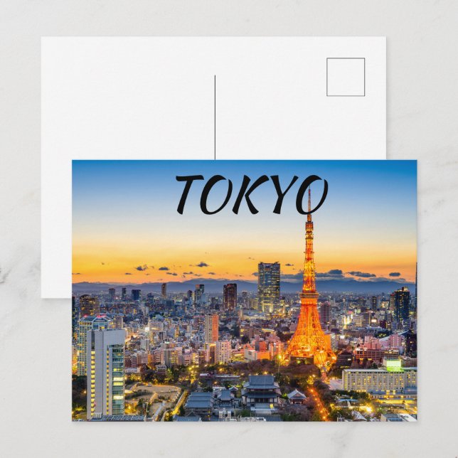Postal Tokio (Anverso / Reverso)