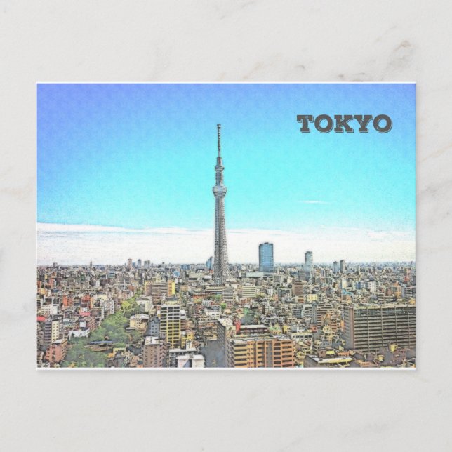 Postal Tokio (Anverso)