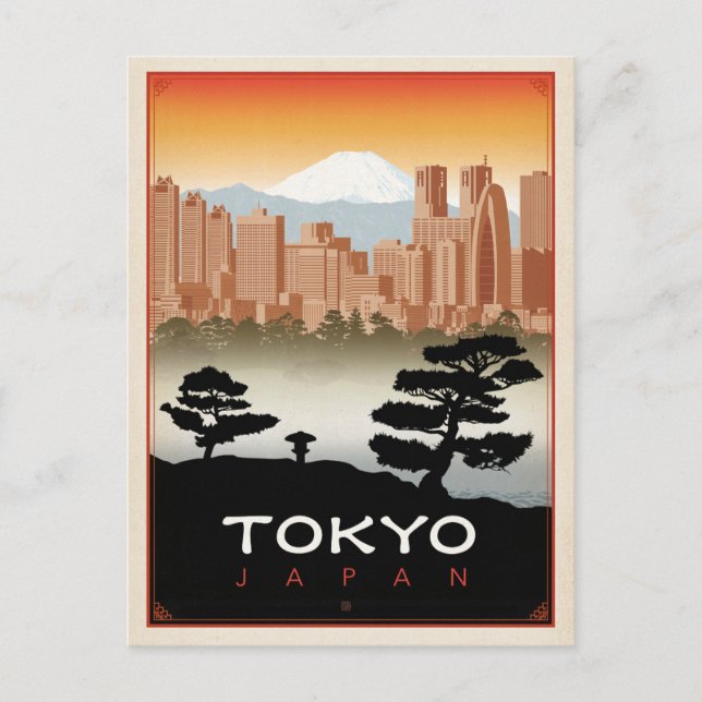 Postal Tokio, Japón (Anverso)