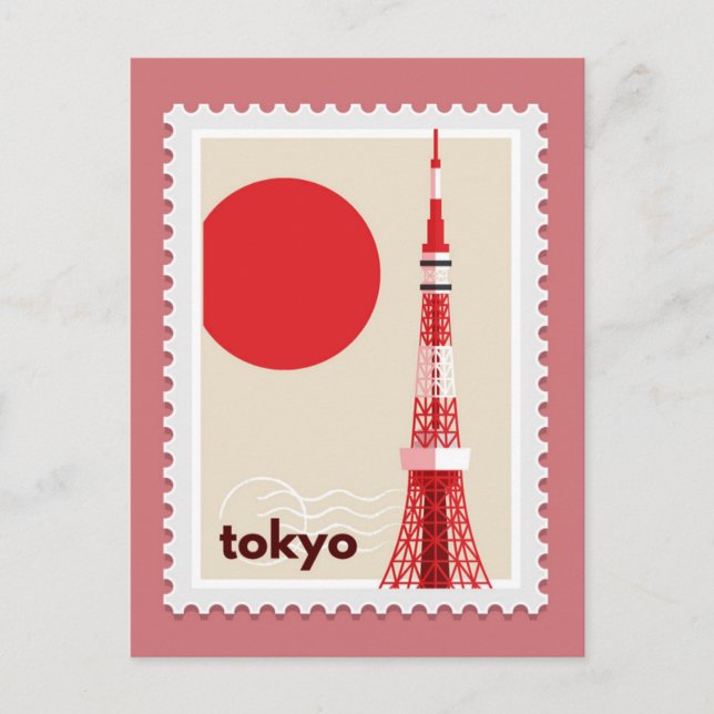 Postal Tokio Japón (Anverso)